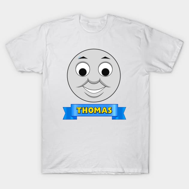 Thomas (with Name Badge) T-Shirt by corzamoon